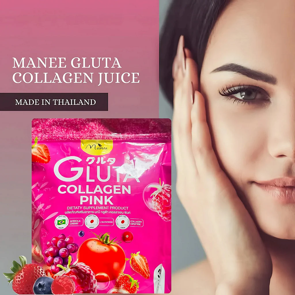 Manee Gluta Collagen Pink – 30 Sachets × 10g Each - Image 17