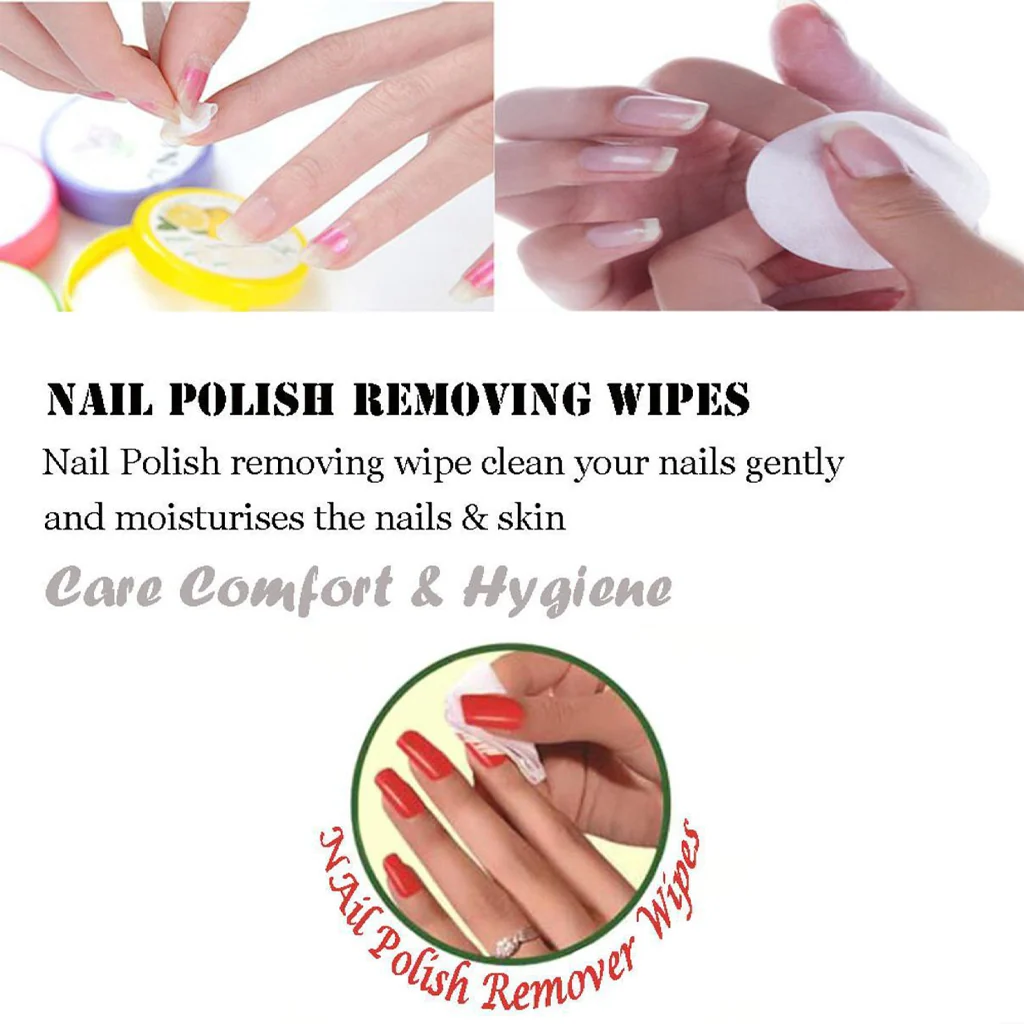 Max Touch Nail Polish Remover Pads with Cuticle Oil (32 Pads) - Image 9