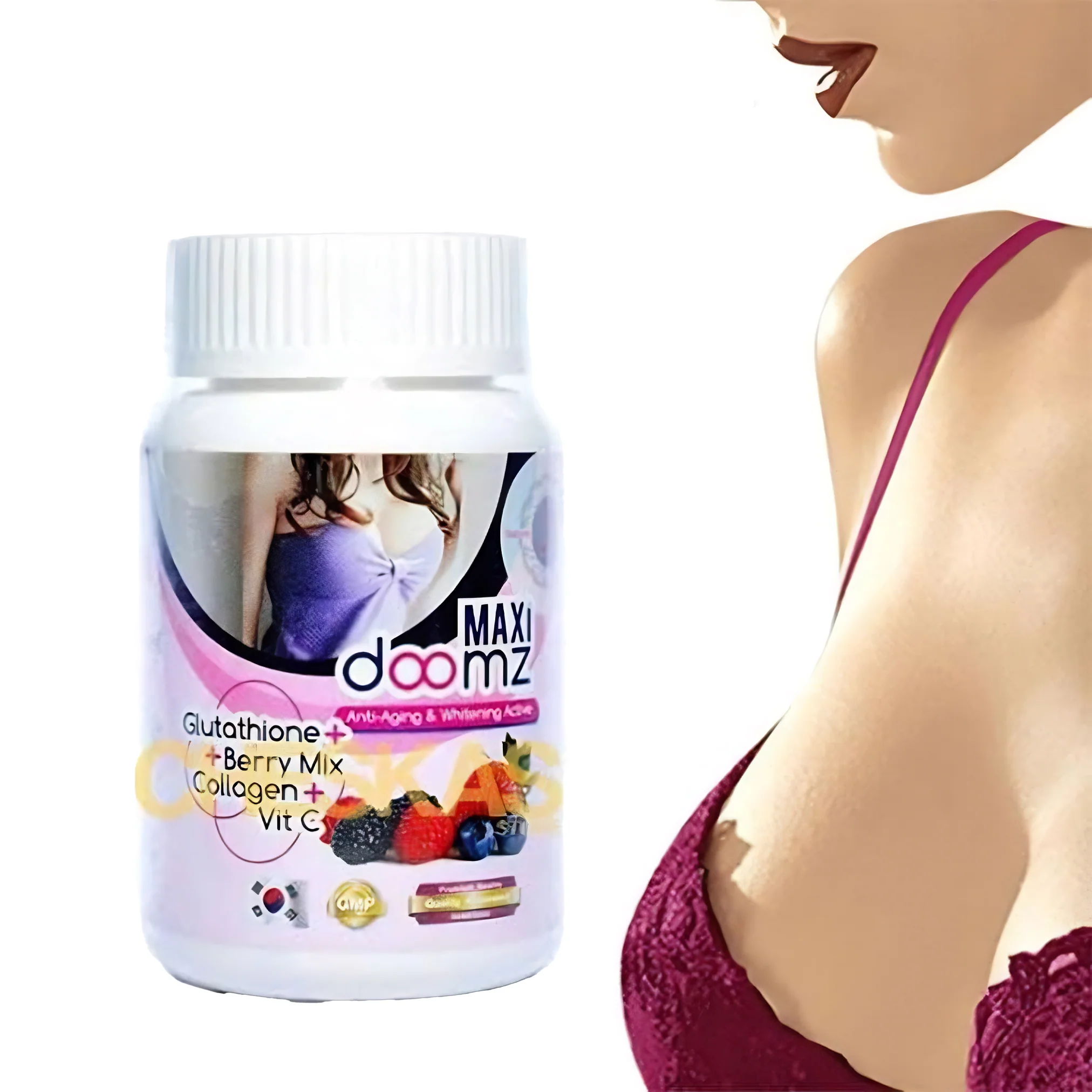 Maxi Doomz Glutathione Dietary Supplement 30 Capsules - Image 8