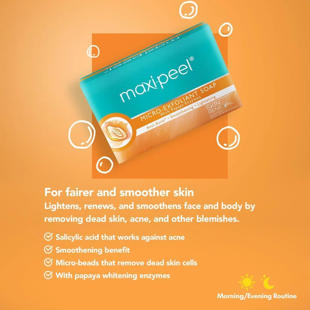 Maxi-peel Exfoliant Soap With Papaya 125g - Image 5