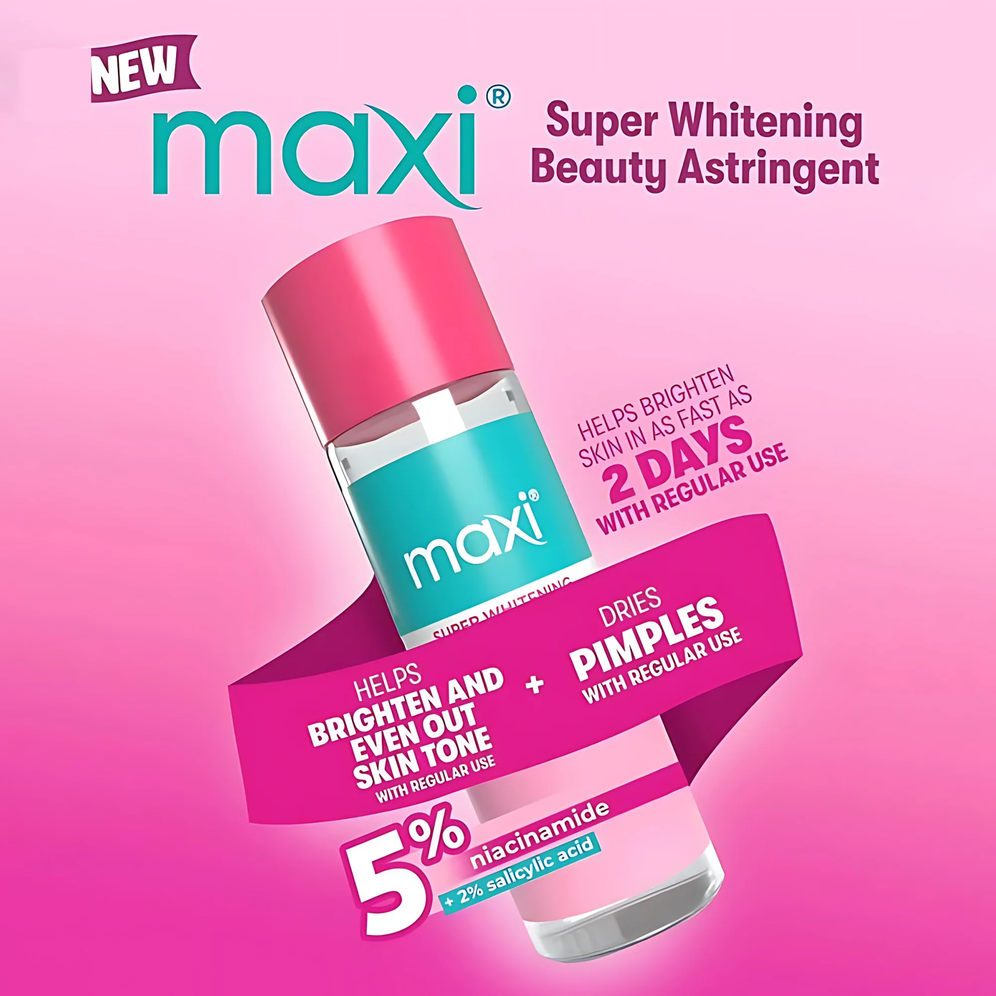 Maxi Super Brightening Beauty Astringent – 100ml - Image 4