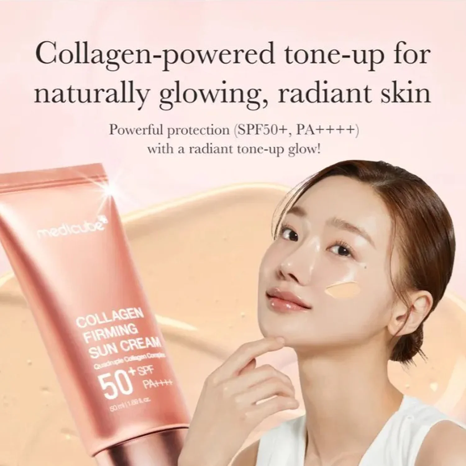 Medicube Collagen Firming Sun Cream SPF50+ PA++++ - 50ml - Image 5