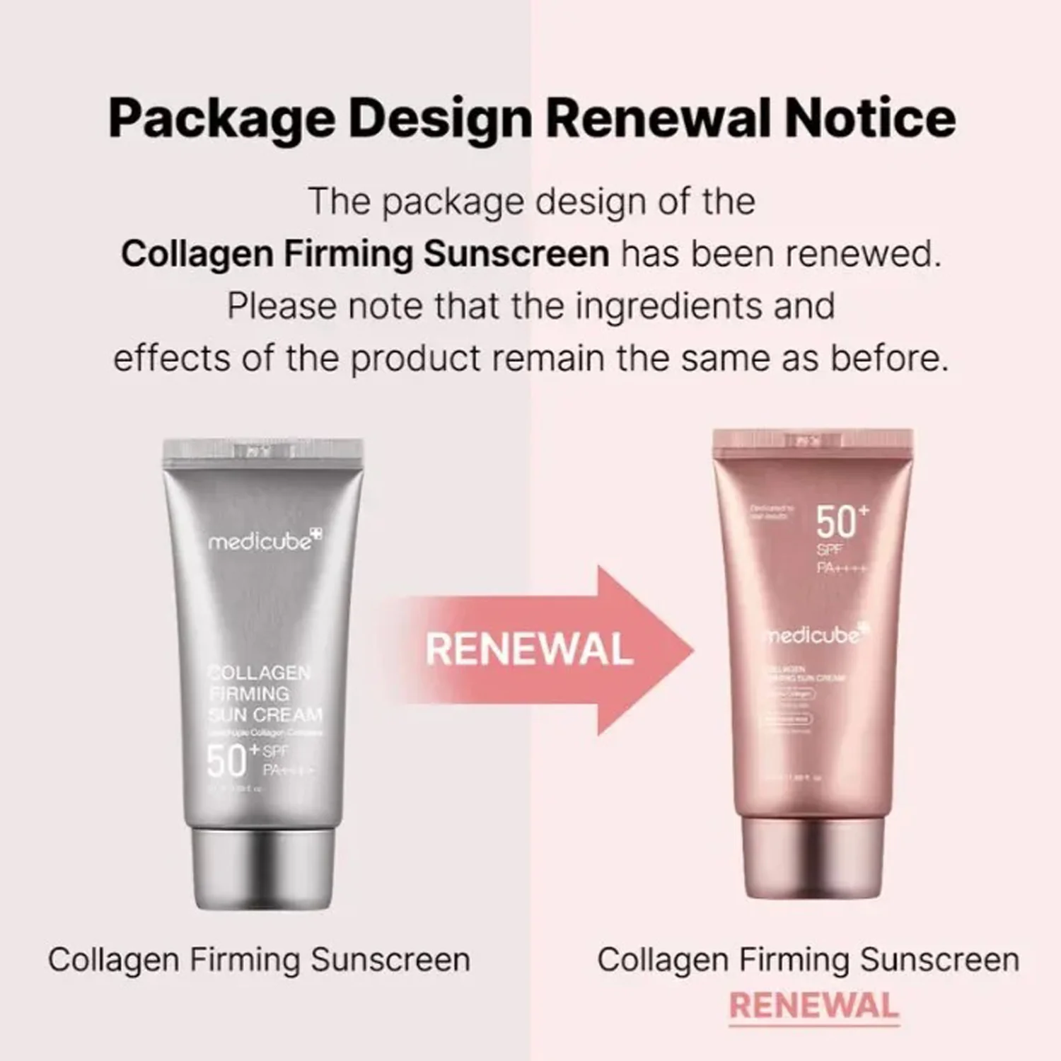 Medicube Collagen Firming Sun Cream SPF50+ PA++++ - 50ml - Image 8