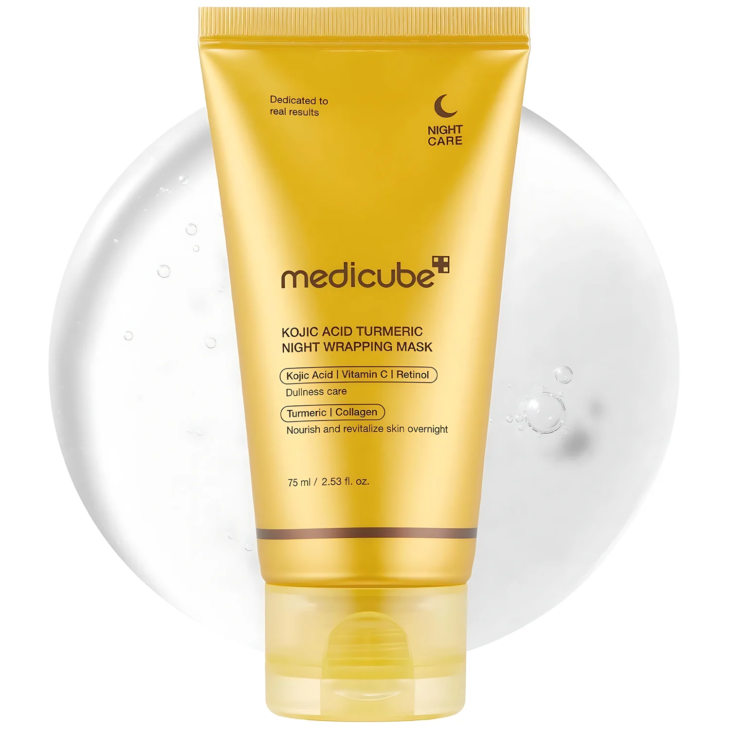 Medicube Kojic Acid Turmeric Night Wrapping Mask – 75ml - Image 3
