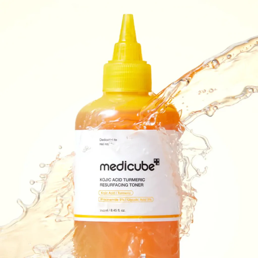Medicube Kojic Acid Turmeric Resurfacing Toner – 250ml - Image 2