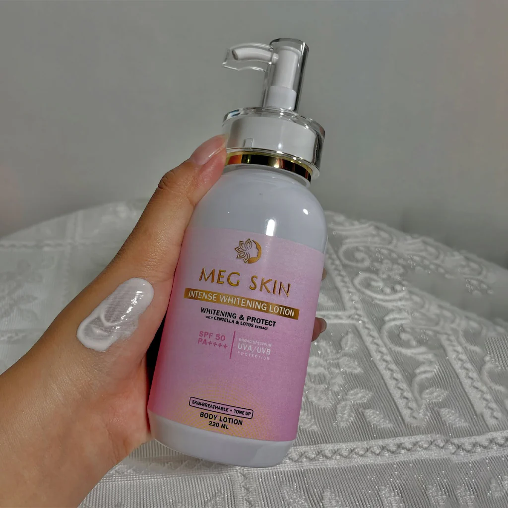 MEG SKIN Intense Brightening Lotion SPF 50 – 220ml - Image 10