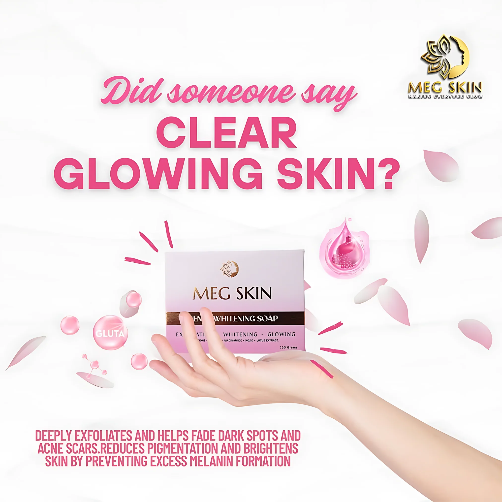 MEG SKIN Intense Whitening Soap – 150g (BUY 1 GET 1 OFFER) - Image 10