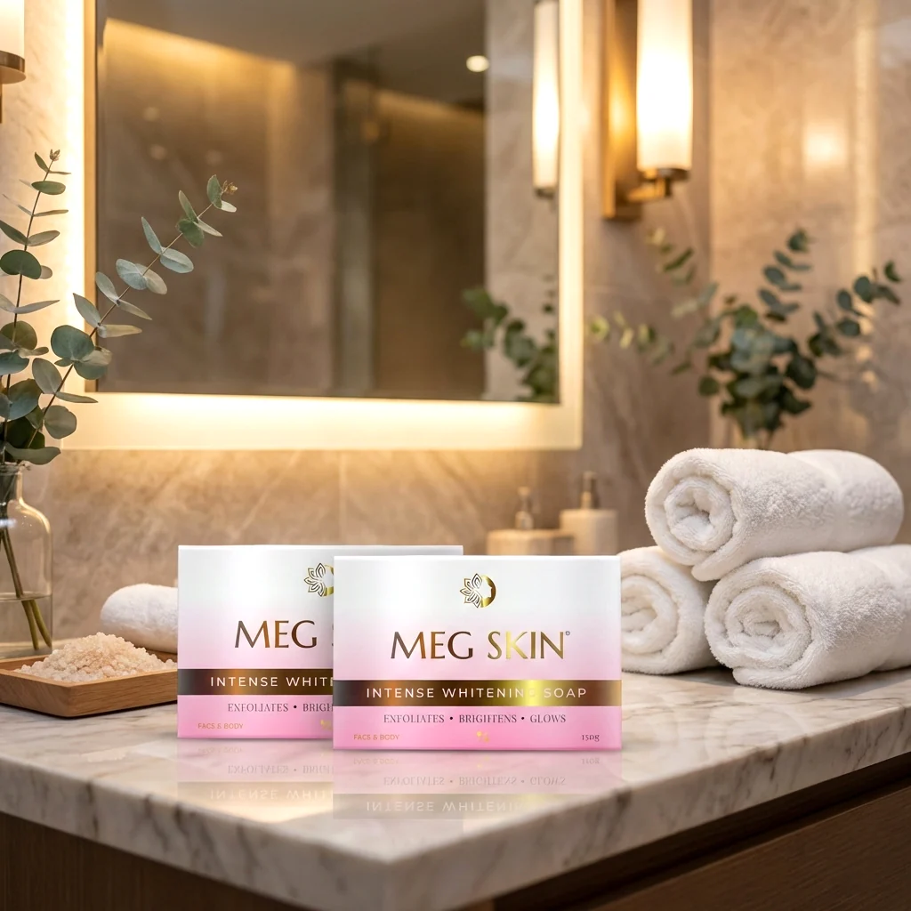 MEG SKIN Intense Whitening Soap – 150g (BUY 1 GET 1 OFFER) - Image 2
