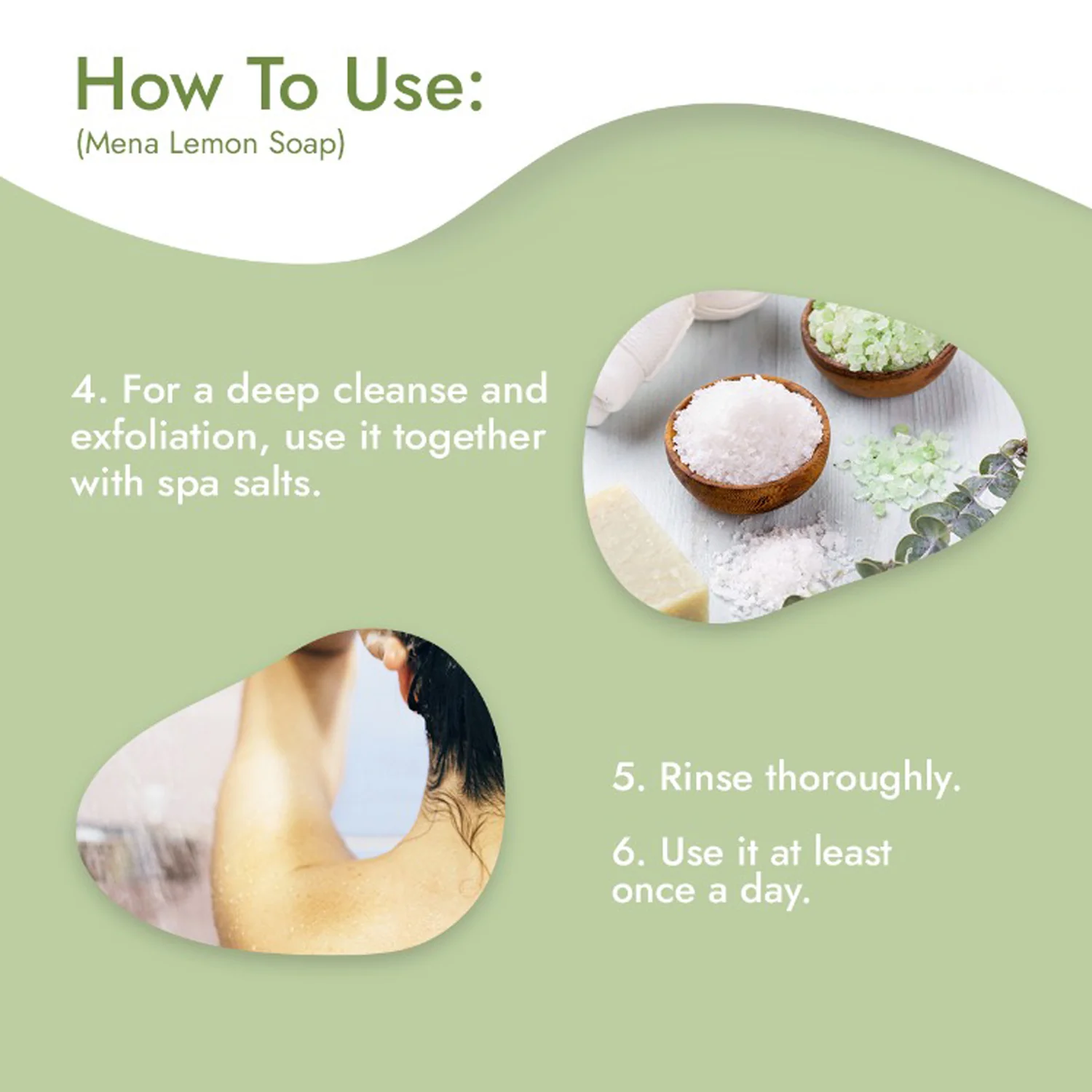 Mena Lemon Soap Antibacterial Formular – 150g - Image 6