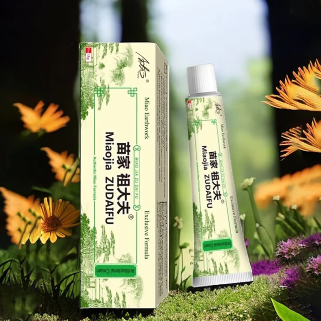 Miaojia Zudaifu Antibacterial Cream – Authentic Miao Formula (15g) - Image 2