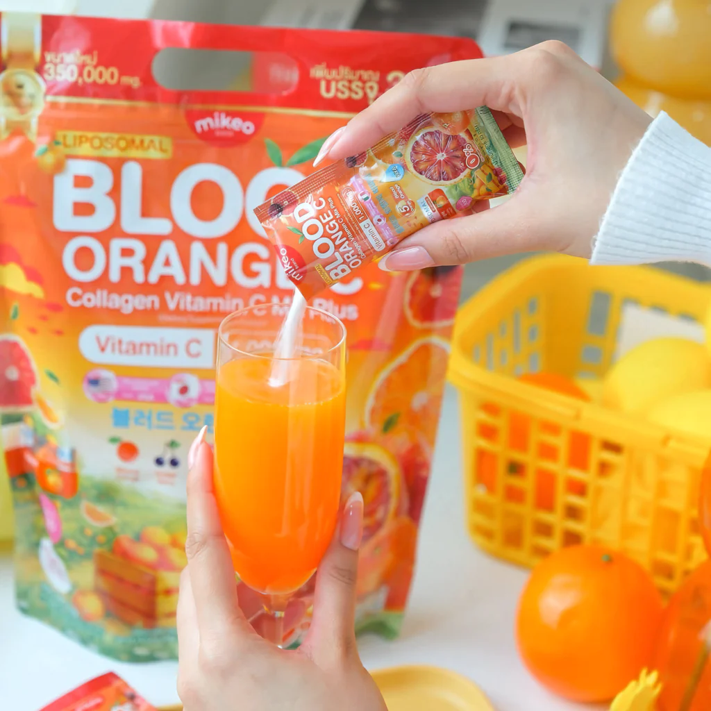 Mikeo Liposomal Blood Orange C Collagen Vitamin C Mix Plus - 30 Sachets x 15g - Image 11