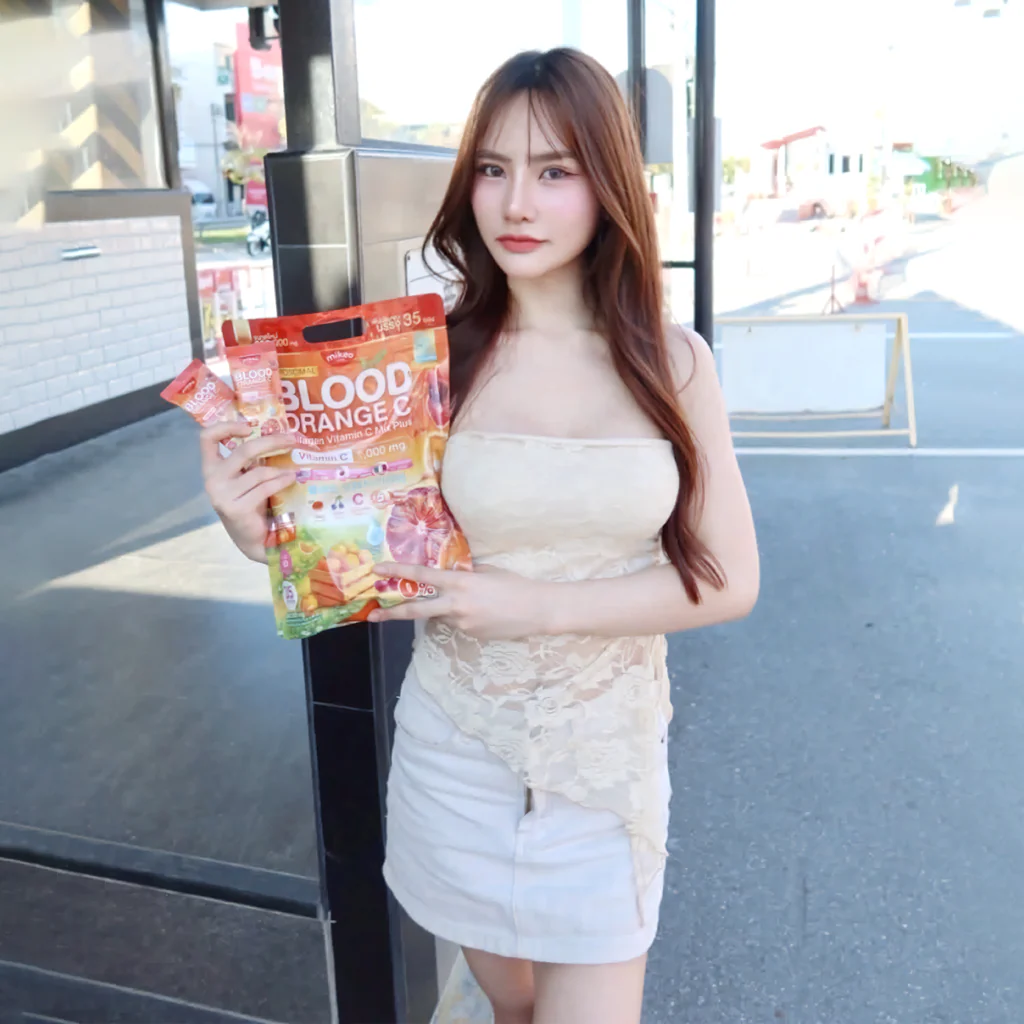 Mikeo Liposomal Blood Orange C Collagen Vitamin C Mix Plus - 30 Sachets x 15g - Image 10