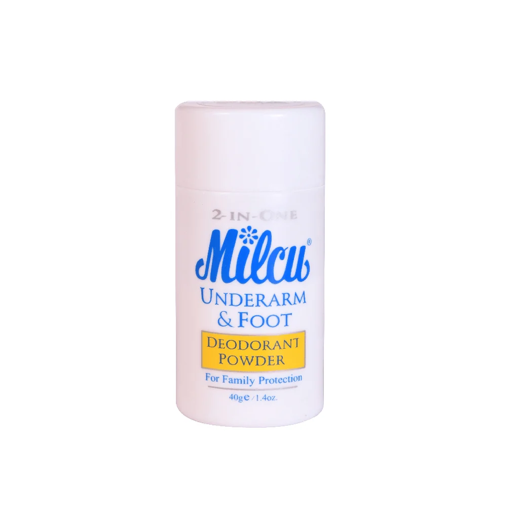 Milcu Underarm & Foot Deodorant Powder - 40g