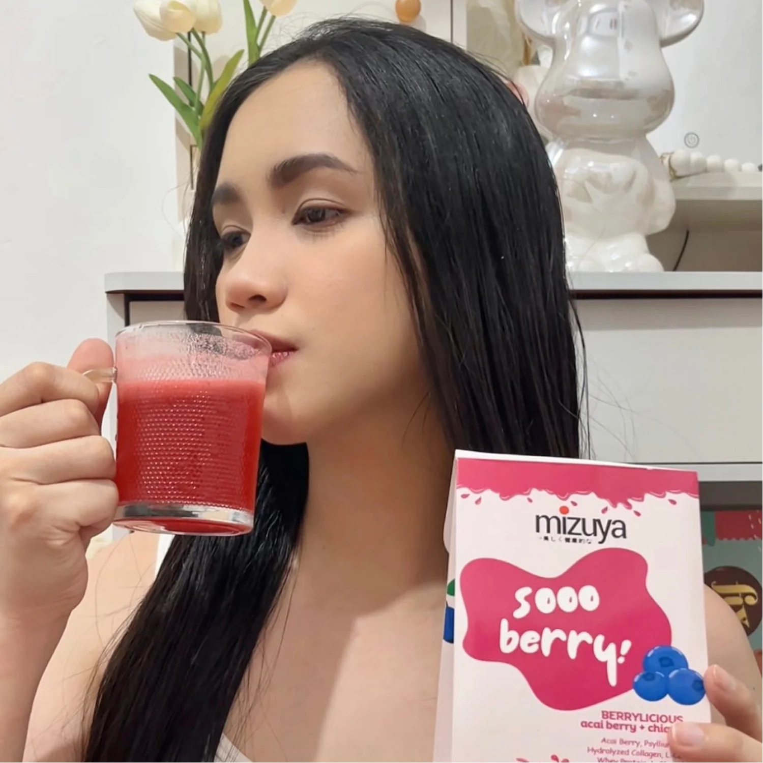 Mizuya Sooo Berry! Berrylicious Acai Berry + Chia Seeds Mixed Berries - 21g × 10 Sachets - Image 10