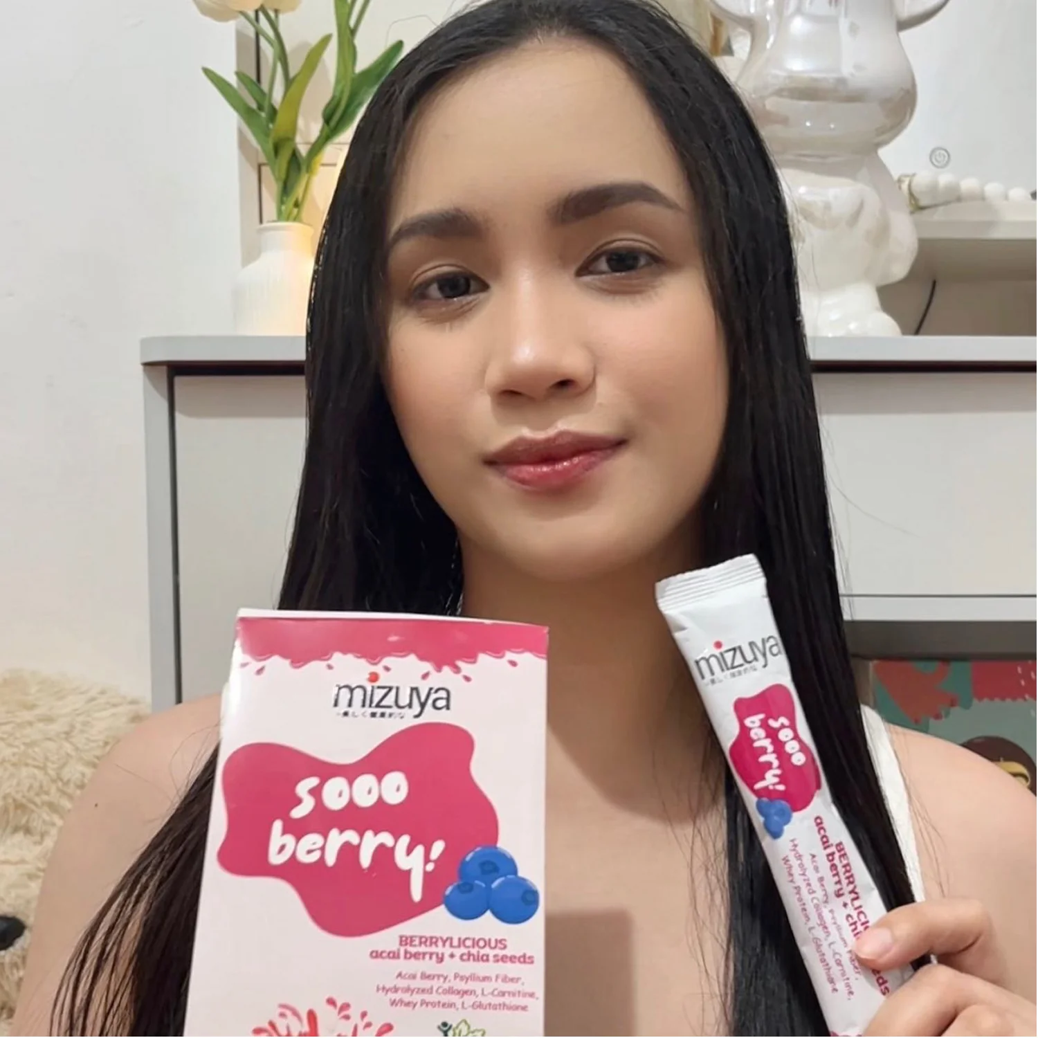 Mizuya Sooo Berry! Berrylicious Acai Berry + Chia Seeds Mixed Berries - 21g × 10 Sachets - Image 5