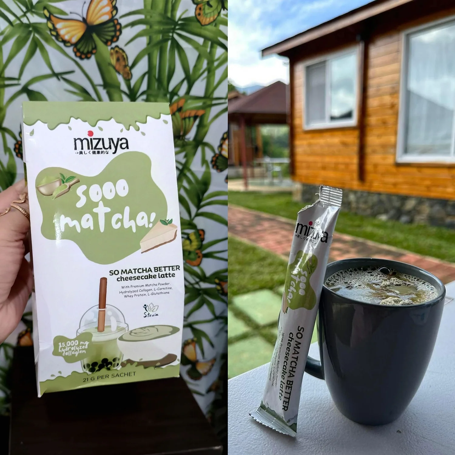 Mizuya Sooo Matcha Better Cheesecake Latte - 21g × 10 Sachets - Image 8
