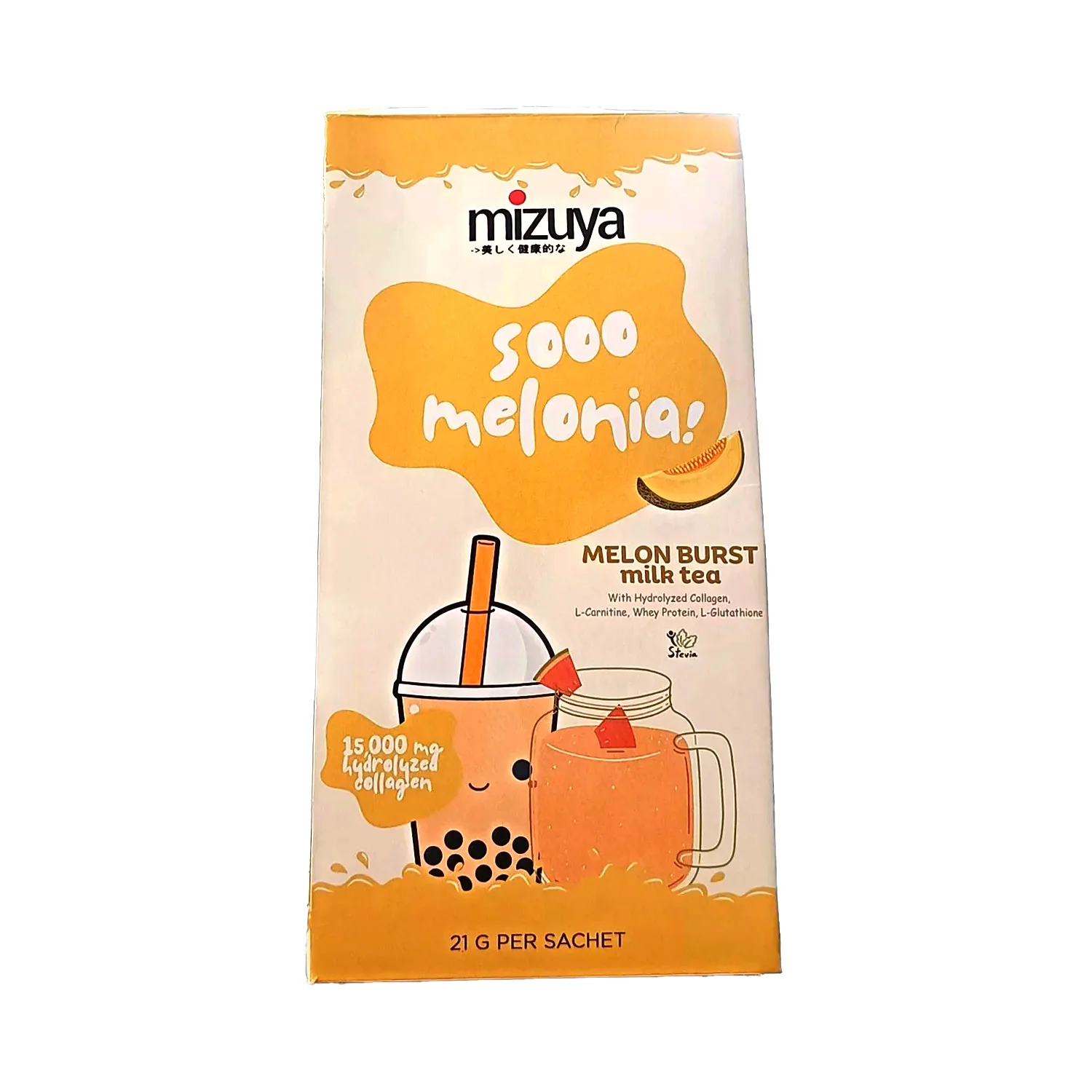 Mizuya Sooo Melonia! Melon Burst Milk Tea - 21g × 10 Sachets - Image 7