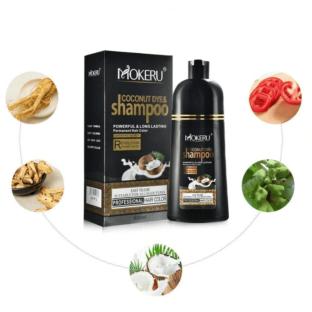 Mokeru Coconut Dye & Shampoo - 500ml - Image 5