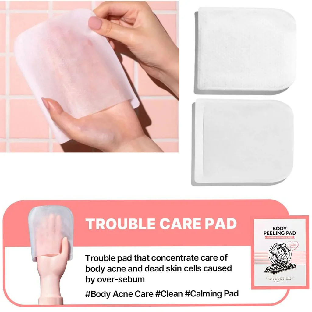 Mom's Bath Recipe Body Peeling Pad Trouble Care – 25ml - Image 6