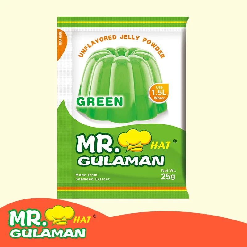 Mr. Hat Gulaman Unflavored Green Jelly Powder- 25g