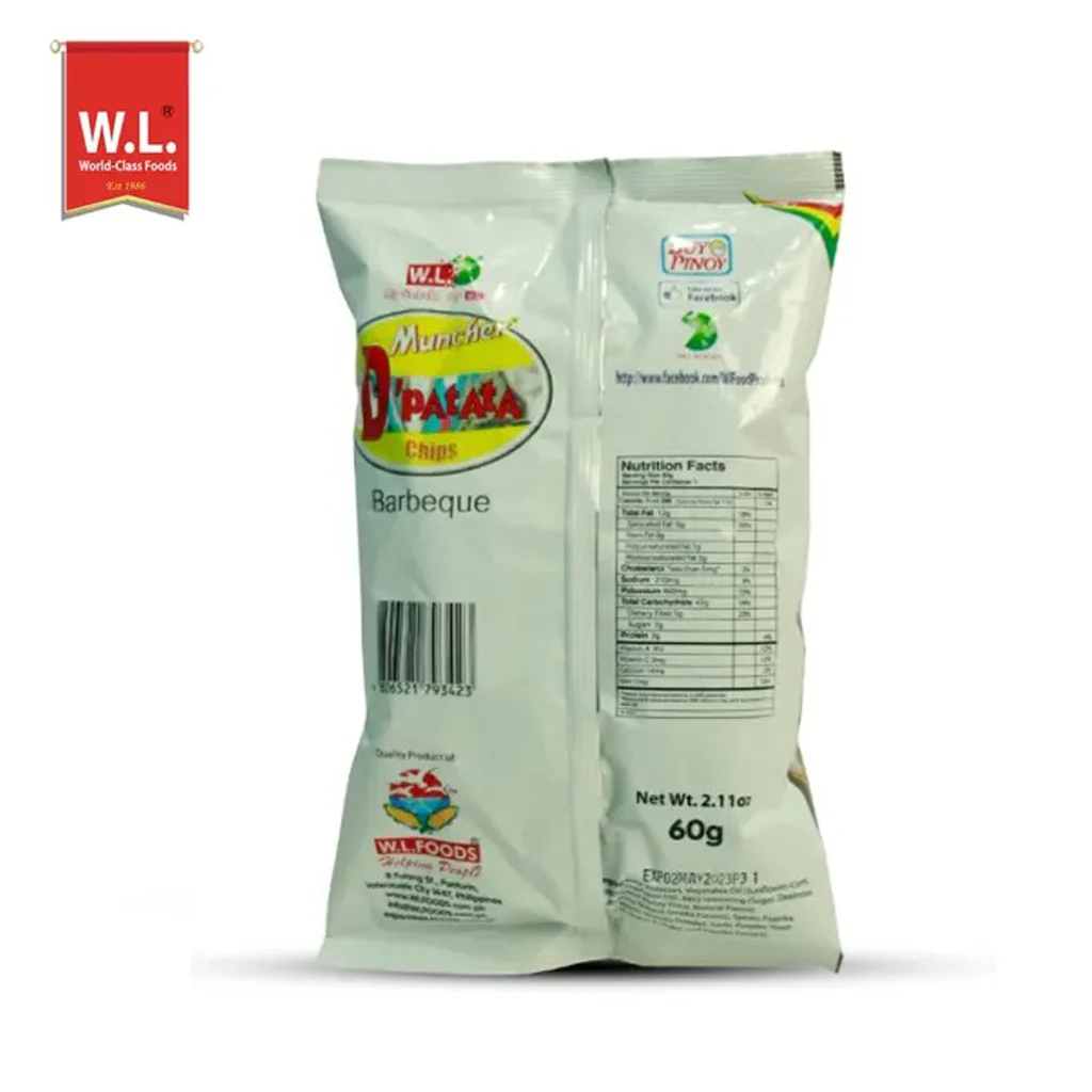 Muncher D'Patata Chips – Barbeque Flavor (60g) - Image 5