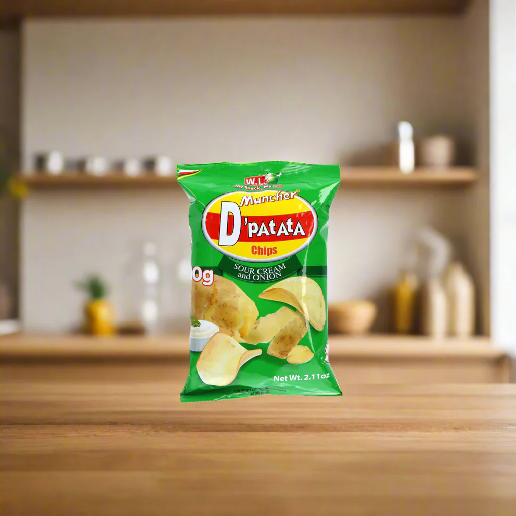 Muncher D'Patata Chips – Sour Cream & Onion Flavor (60g) - Image 2