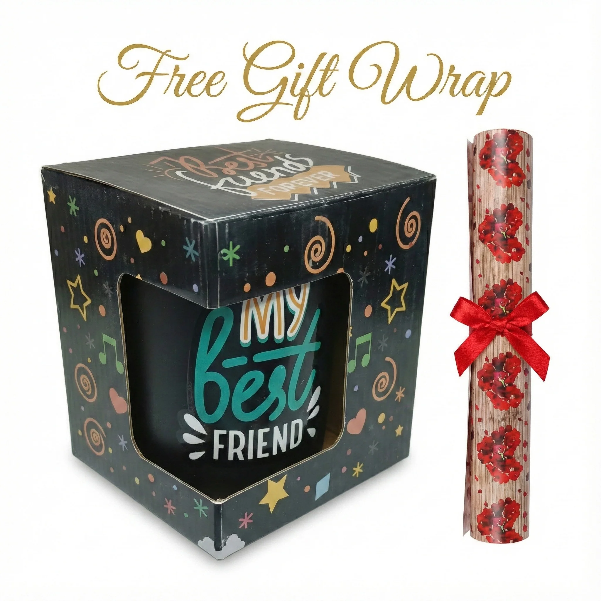 MY BEST FRIEND Ceramic Mug in Gift Box – With Free Gift Wrap