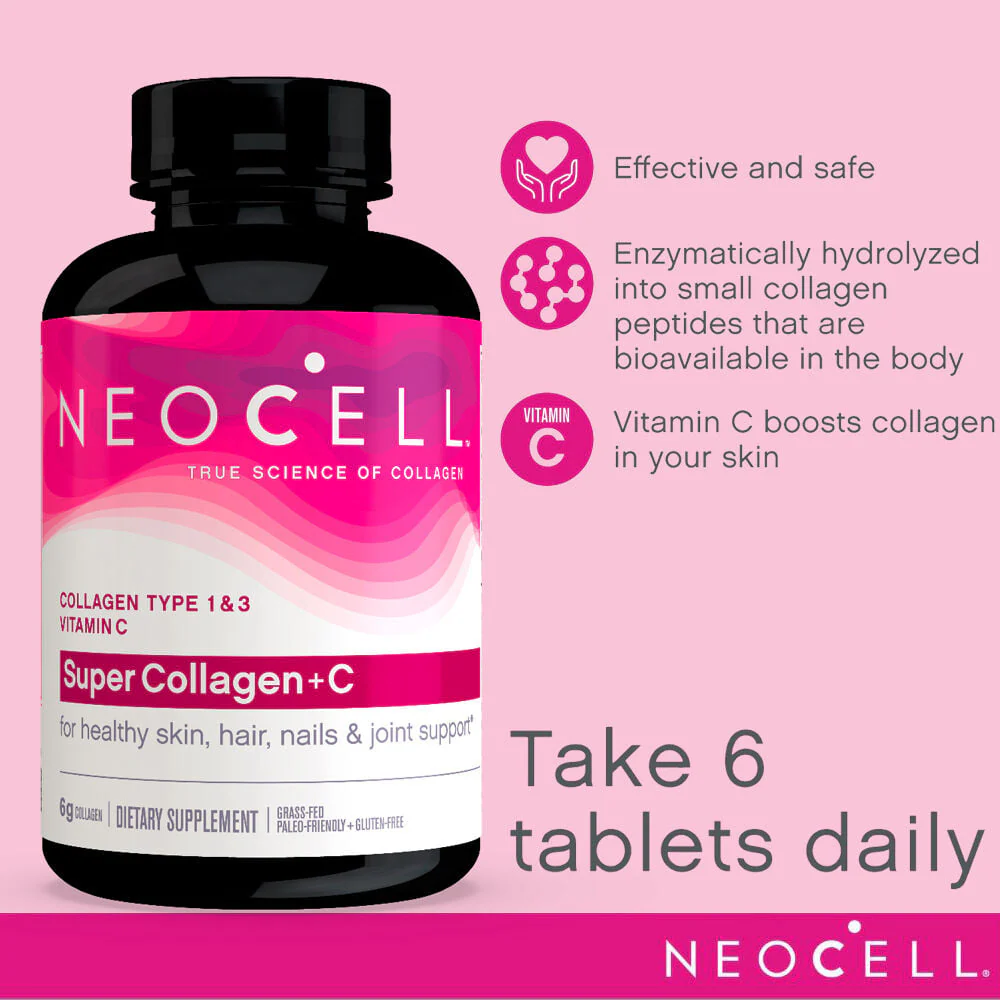 NeoCell Super Collagen + C Collagen Type 1 & 3 + Vitamin C - Image 3