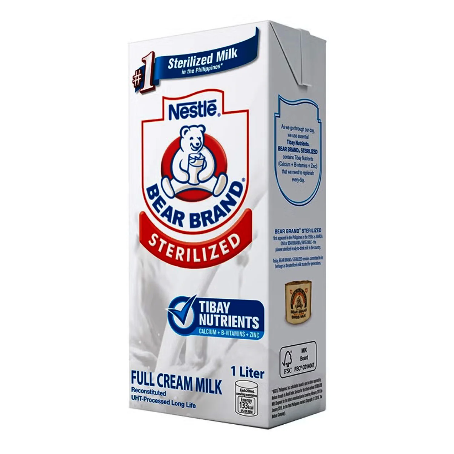 Nestle Bear Brand Sterilized Full Cream Milk - 1L - Image 10