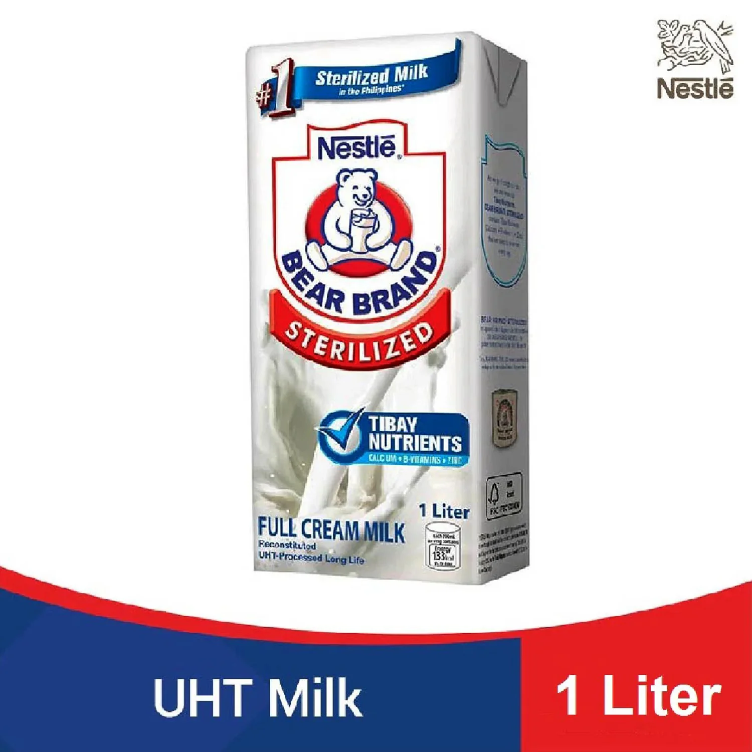 Nestle Bear Brand Sterilized Full Cream Milk - 1L - Image 2