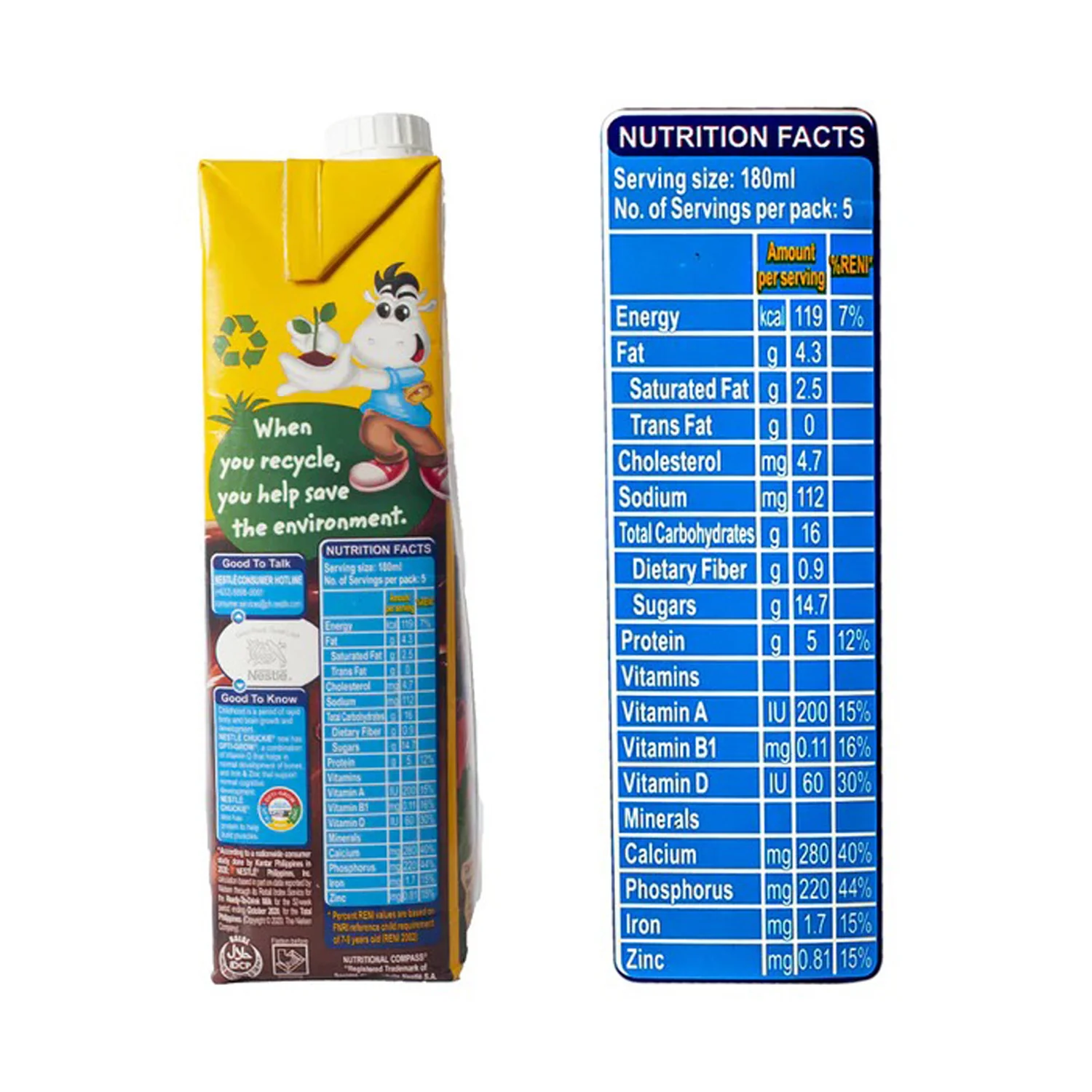 Nestlé Chuckie Chocolate Milk Drink – 1 Liter Tetra Pack - Image 7