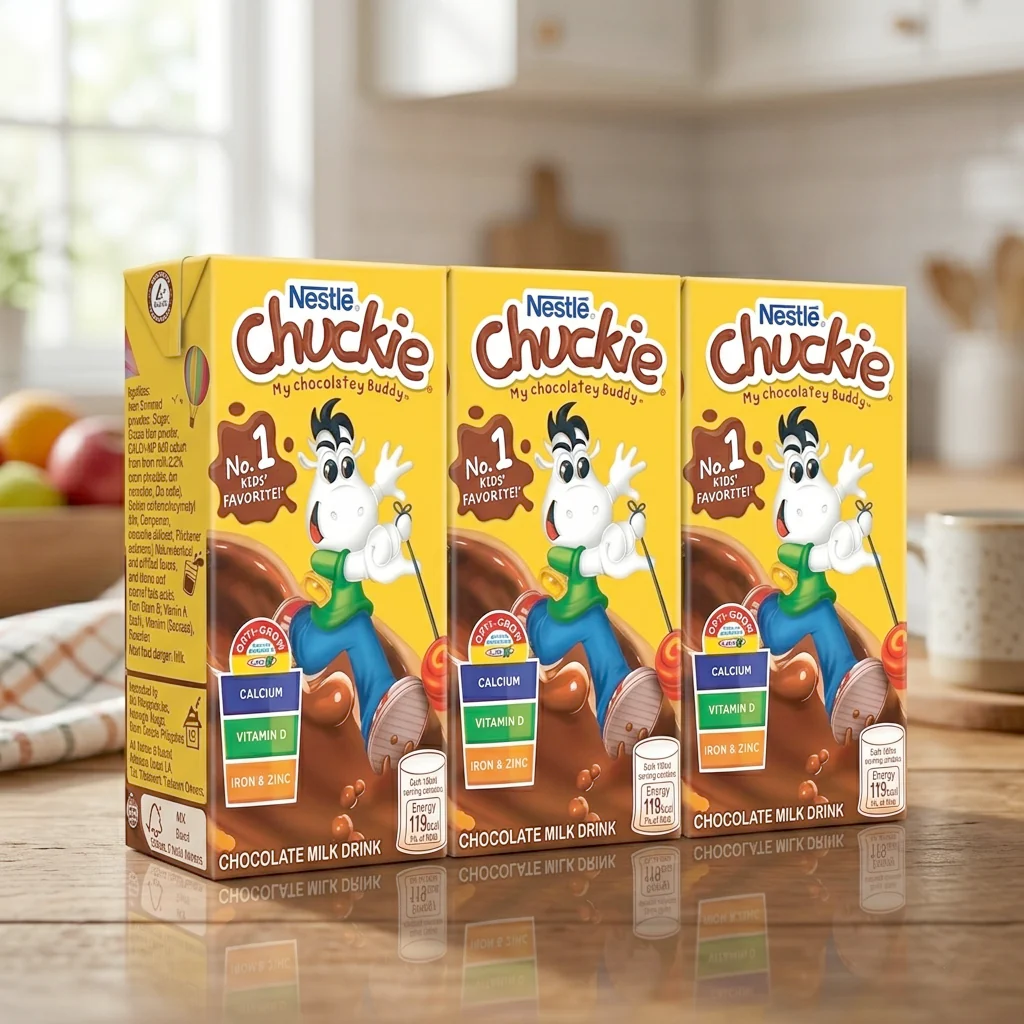 Nestlé Chuckie Chocolate Milk Drink – 250ml (3 pcs Combo) - Image 3