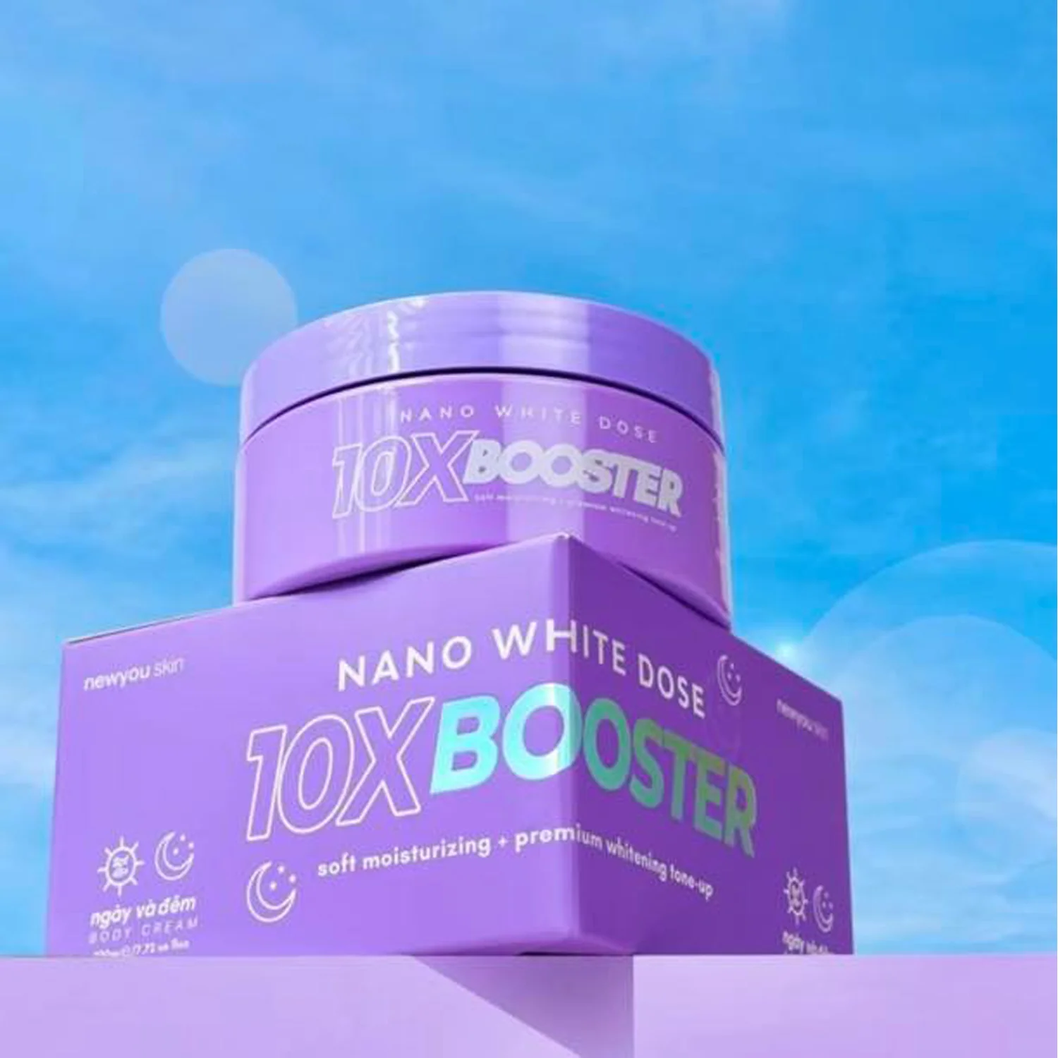Newyou Skin Nano White Dose 10x Booster Body Cream - 230g - Image 3