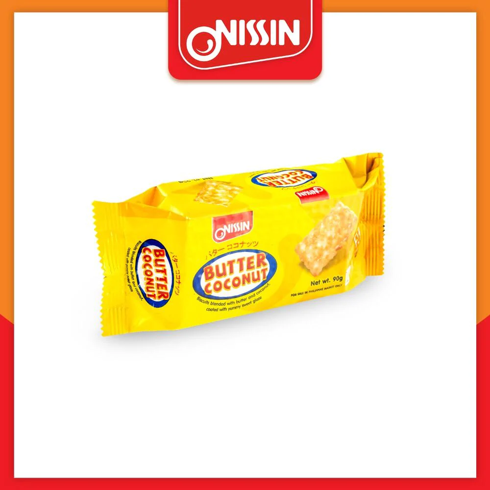 Nissin Butter Coconut Biscuits – 90g (3 Pack Combo) - Image 6
