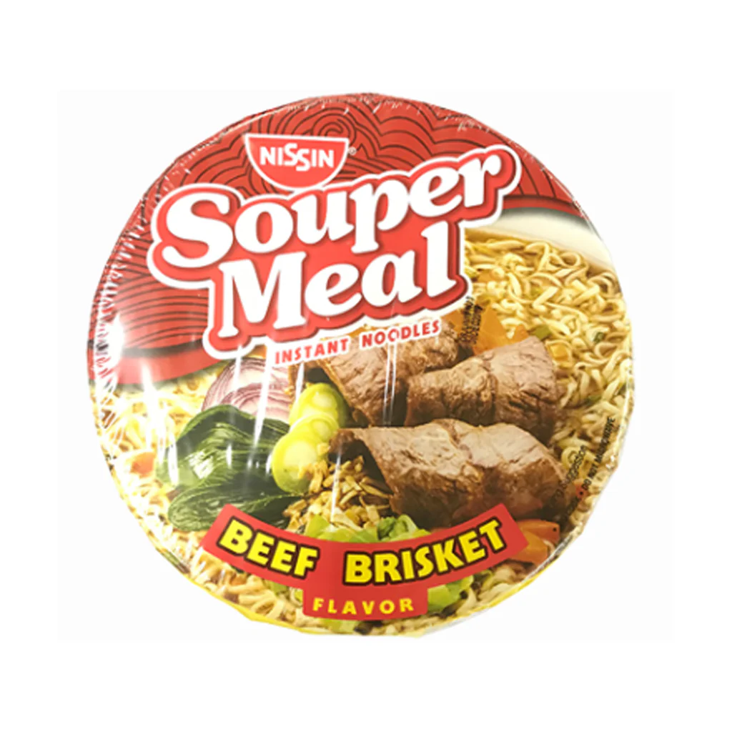 Nissin Souper Meal Beef Brisket Instant Noodles - 85g - Image 2