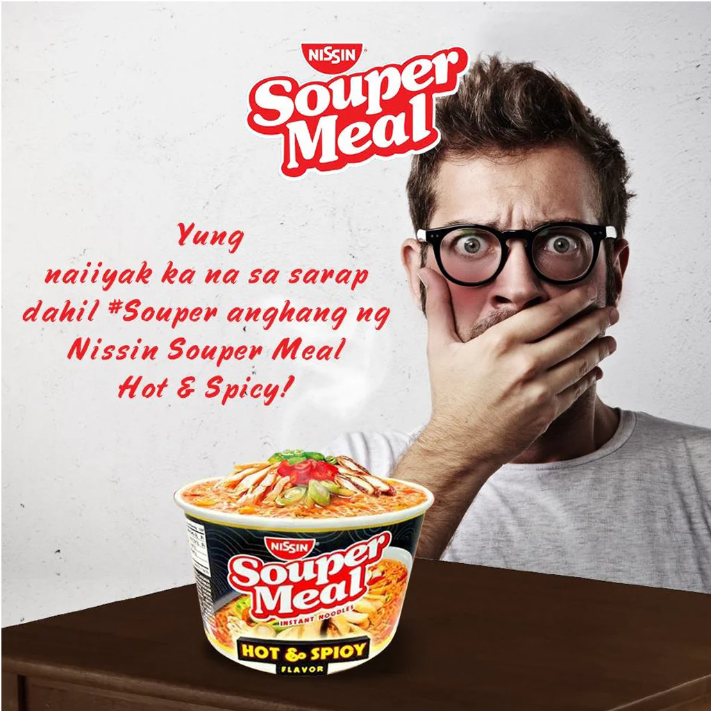 Nissin Souper Meal Instant Noodles – Hot & Spicy Flavor (85g) - Image 10