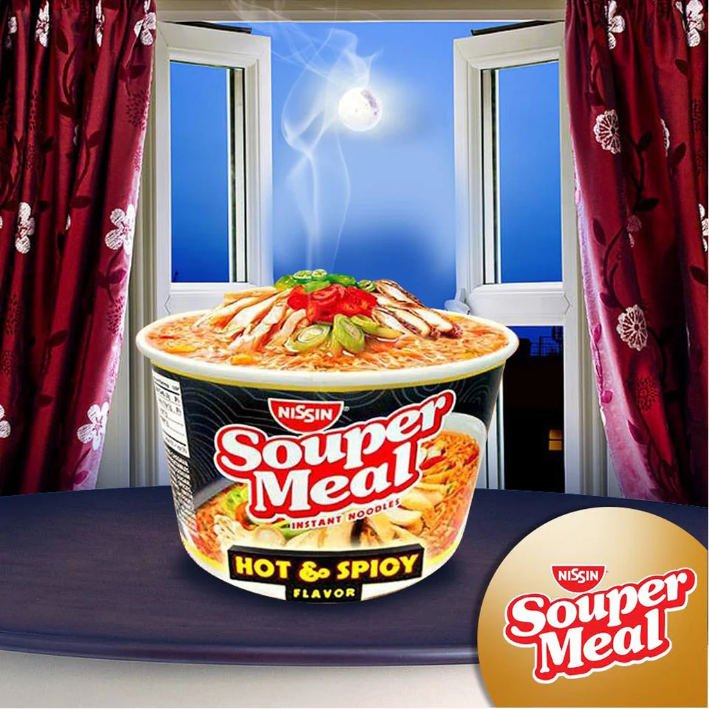 Nissin Souper Meal Instant Noodles – Hot & Spicy Flavor (85g) - Image 6