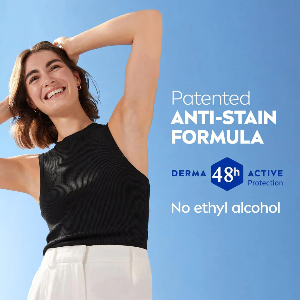NIVEA Black & White Invisible Silky Smooth Anti-Perspirant Spray – 150ml - Image 2