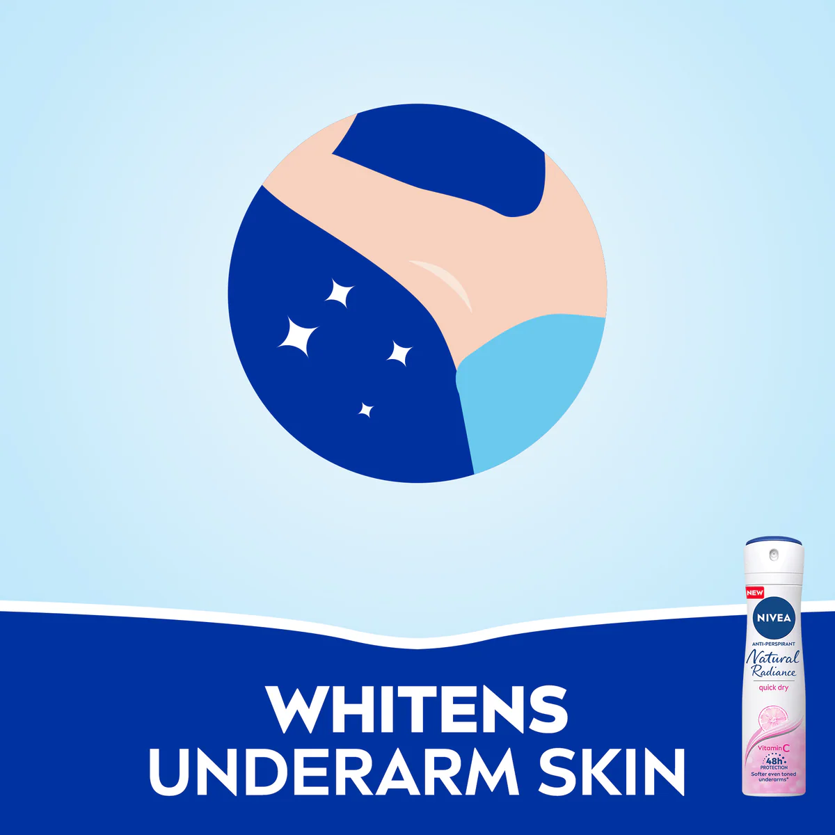 Nivea Body Spray Natural Radiance 150ml - Image 5