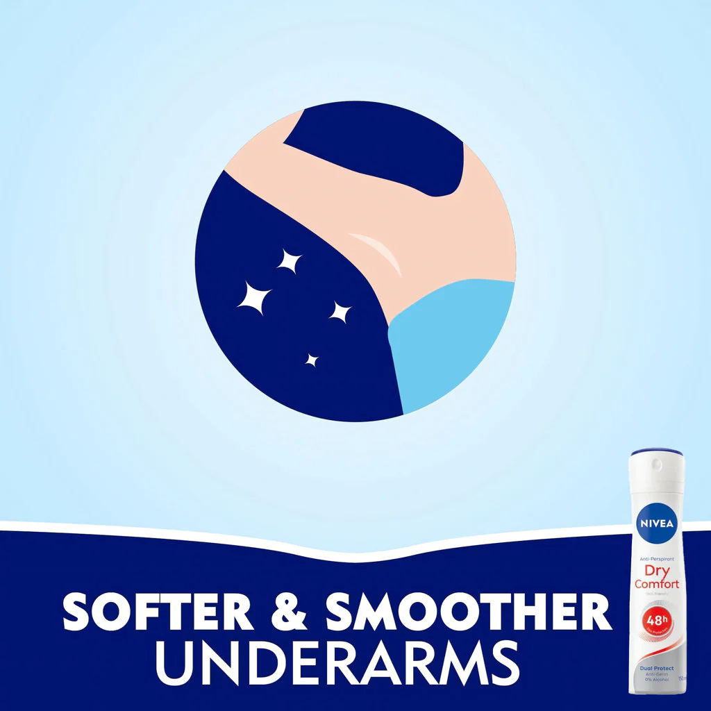 NIVEA Dry Comfort Anti-Perspirant Spray – 150ml - Image 3