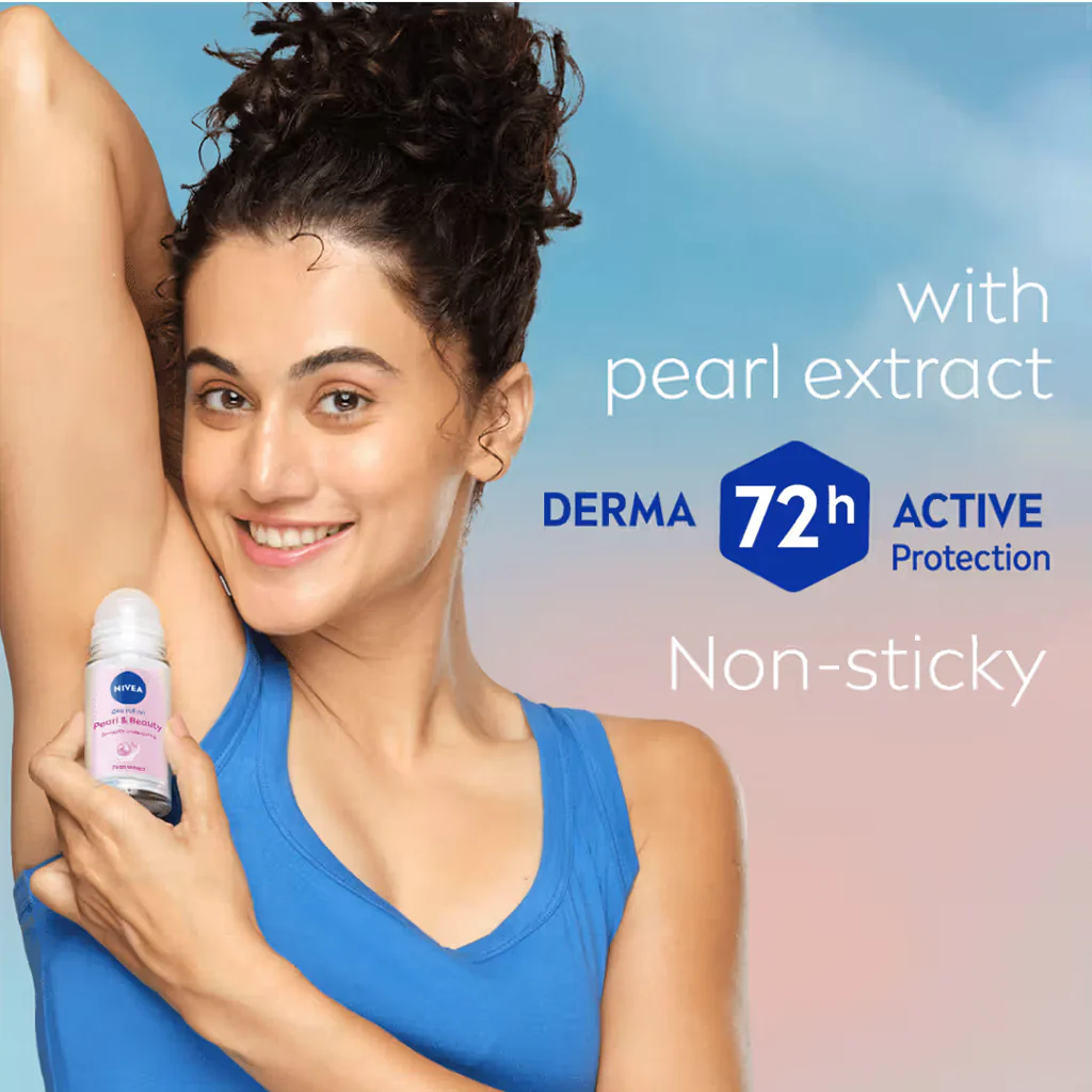 Nivea Roll On Pearl & Beauty With Avocado Oil - 50ml - Image 2