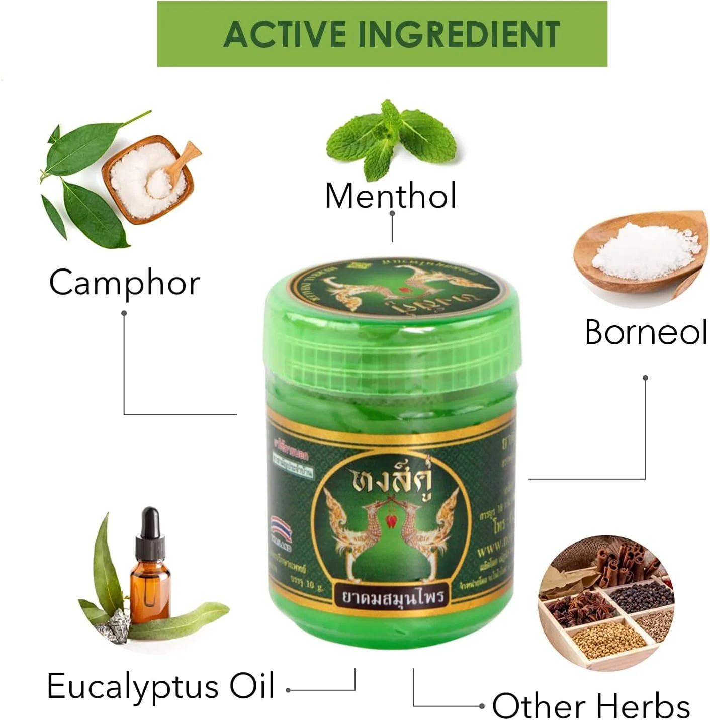 Novo Life Thai Herbal Inhaler - 10g - Image 3