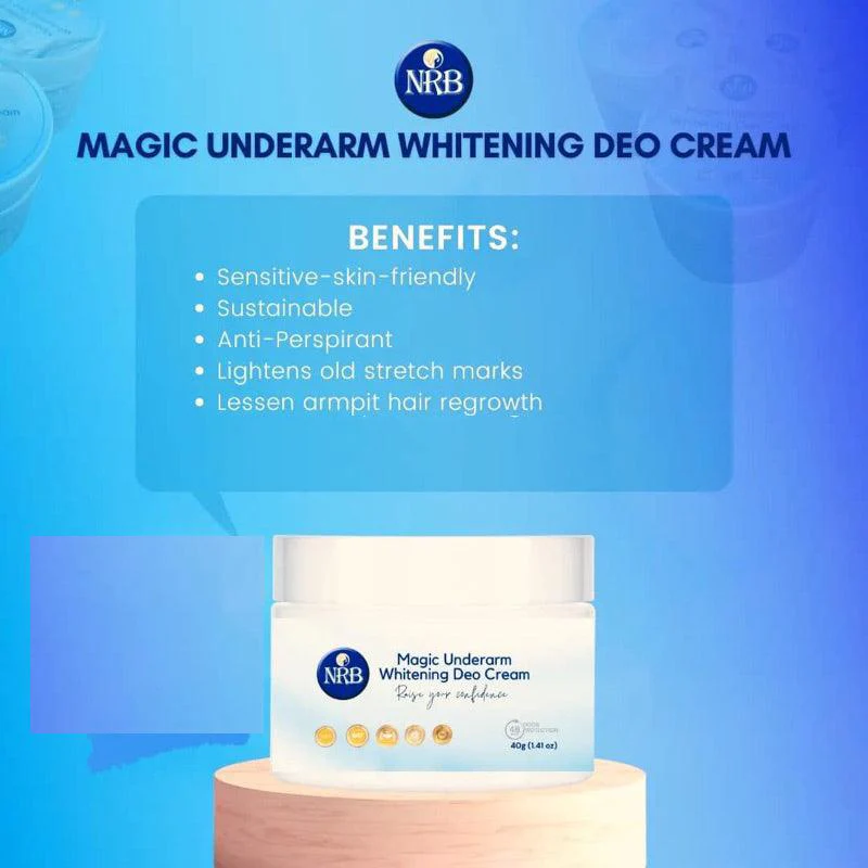 NRB Magic Underarm Whitening Deo Cream - 40g - Image 4