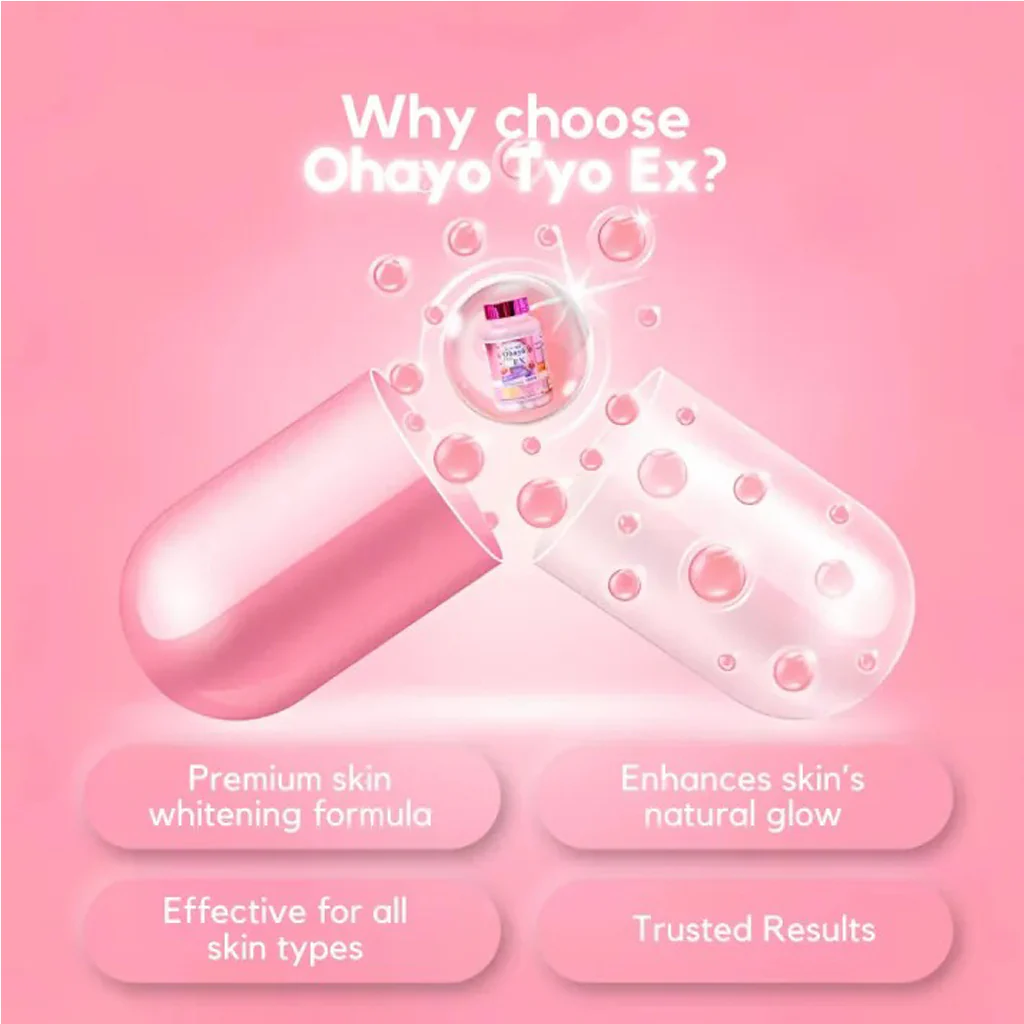 Ohayo Tyo EX Lumine White Glutathione 700mg – 60 Cap - Image 7
