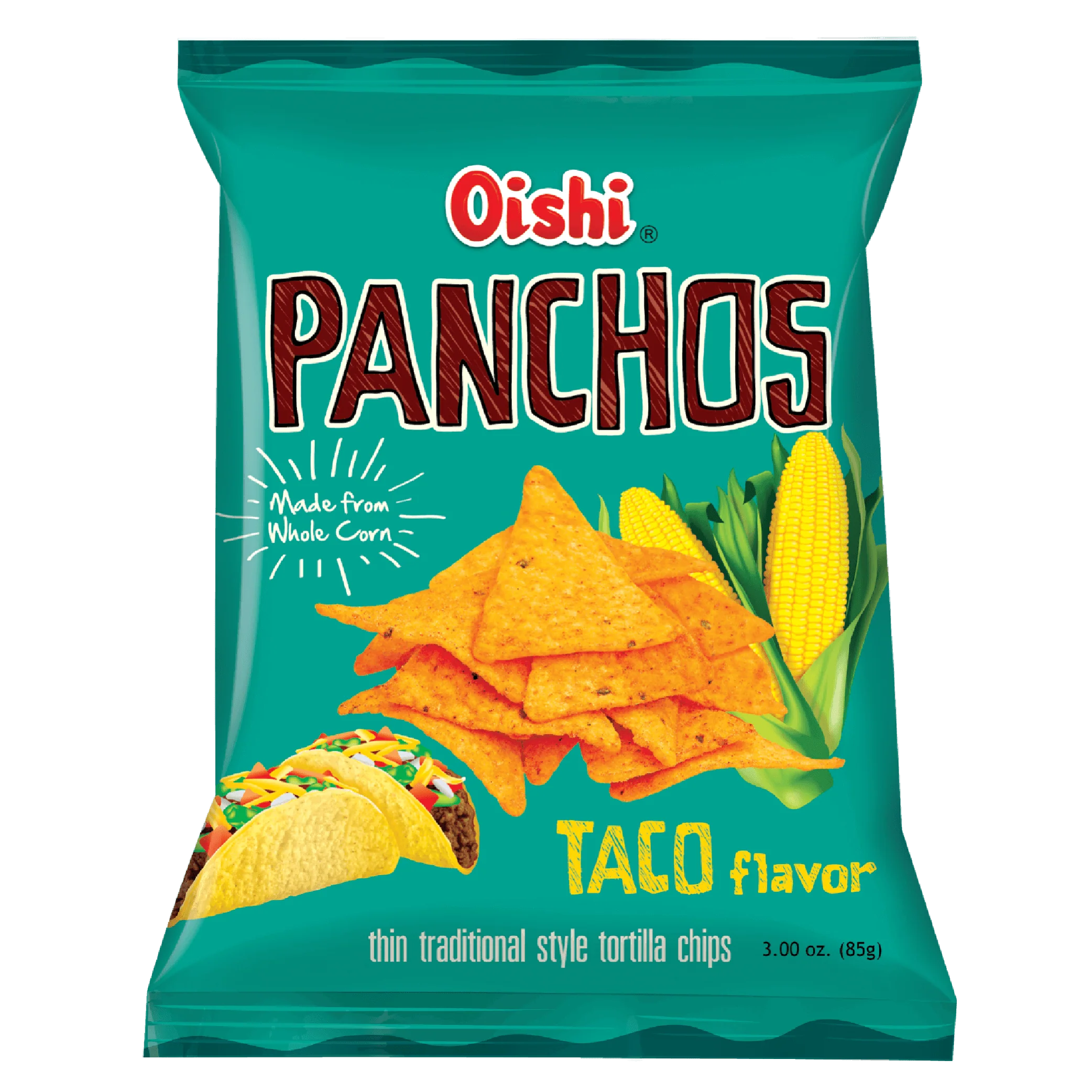 Oishi Nacho Taco Flavour Panchos - 85g