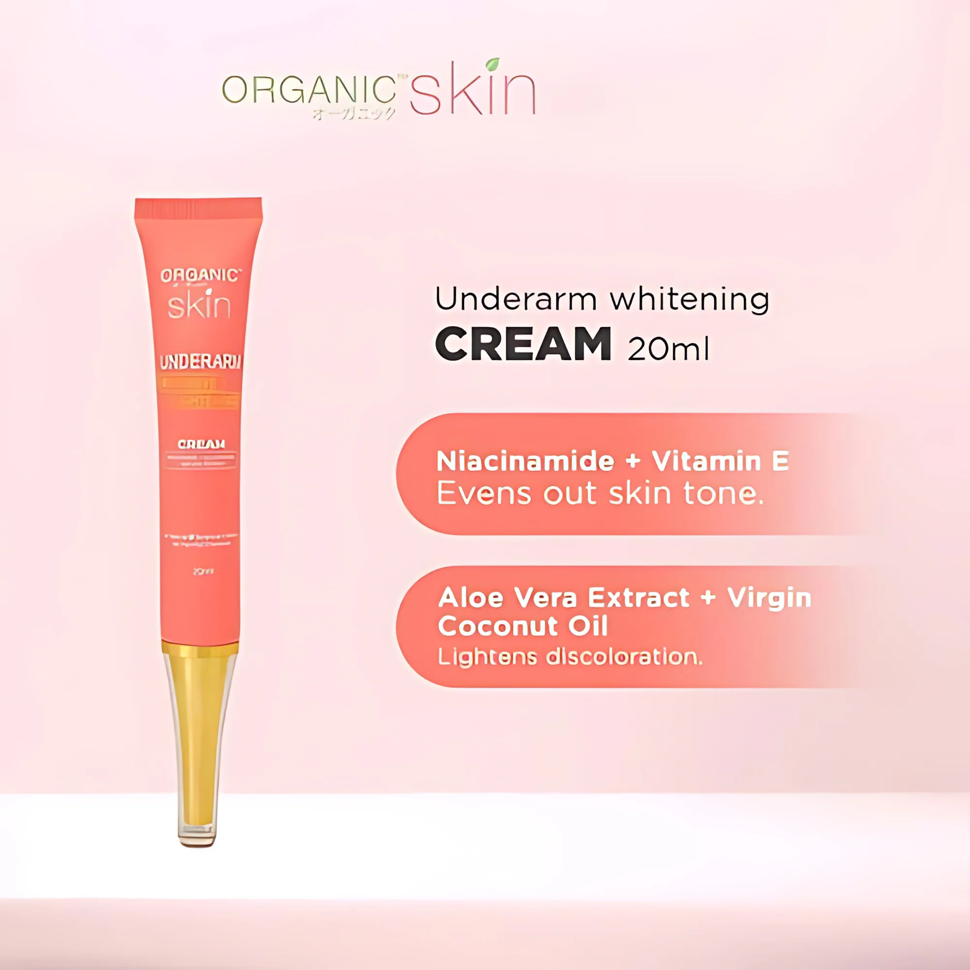 Organic Skin Underarm Intensive Lightening Cream – 20ml - Image 5
