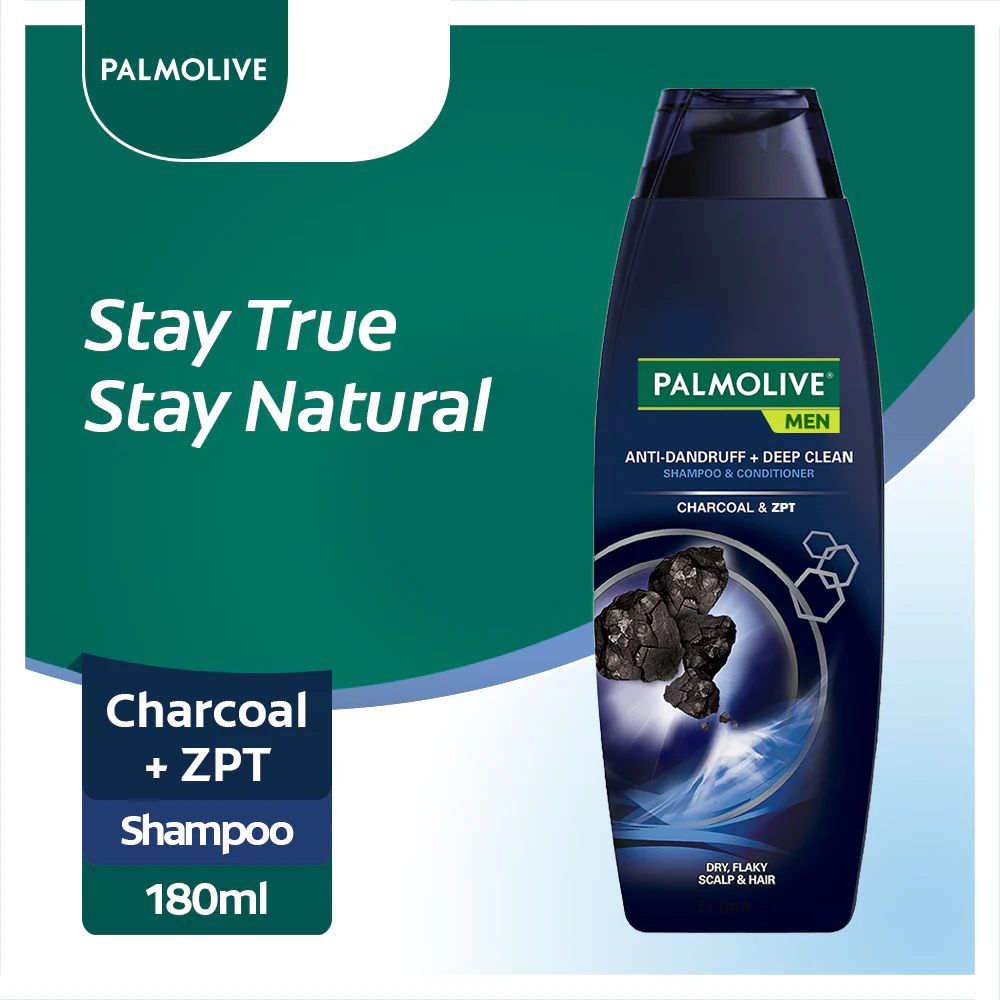 Palmolive Men Anti-Dandruff Charcoal & ZPT Shampoo & Conditioner - 180ml - Image 4