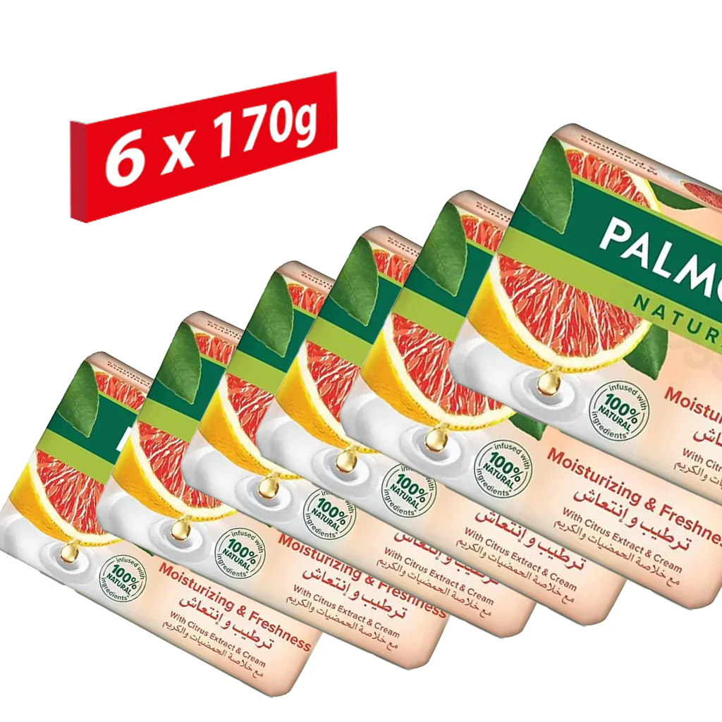 Palmolive Naturals Moisturizing & Freshness Soap – 170g (Pack of 6) - Image 5