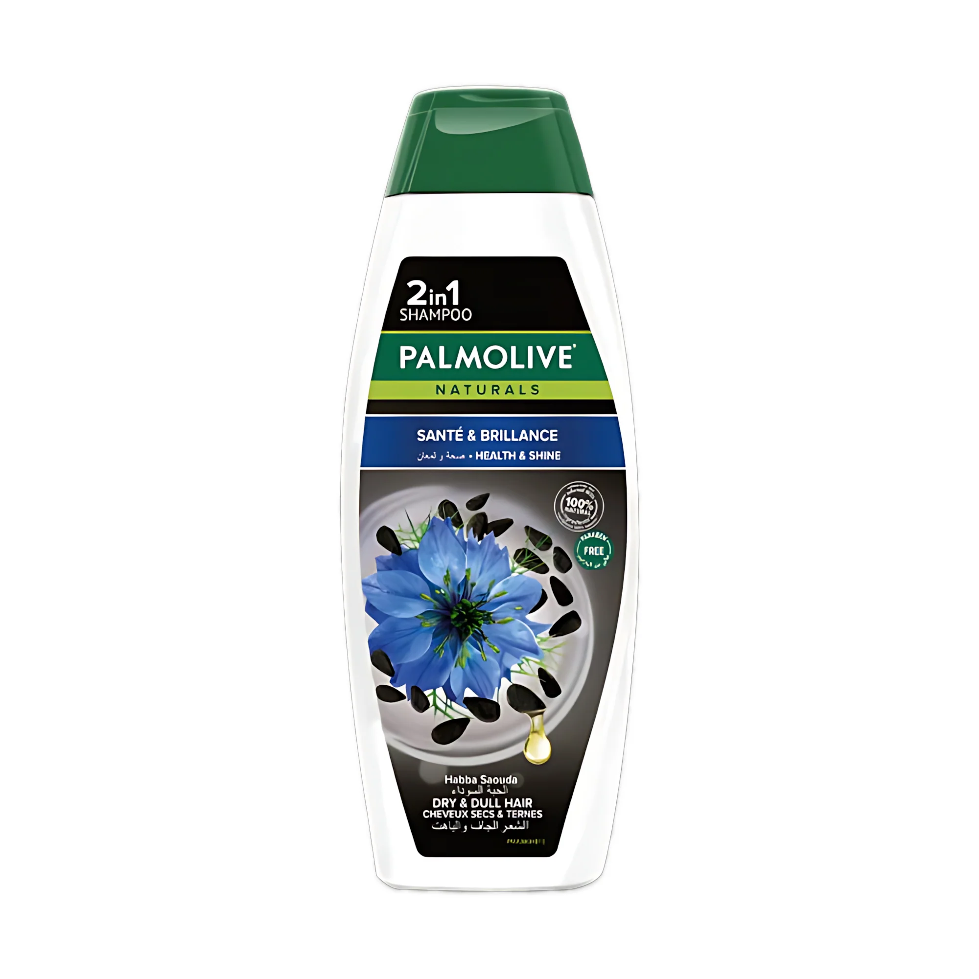 Palmolive Naturals Santé & Brilliance 2-in-1 Shampoo – Black Seed Extract (380ml) - Image 2