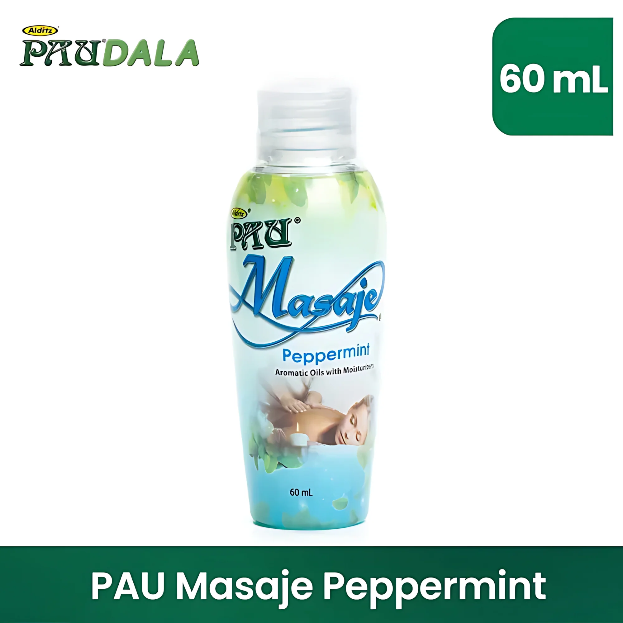 Aldritz Pau Masaje Aromatic Oil and Moisturizer – Peppermint 60mL - Image 5